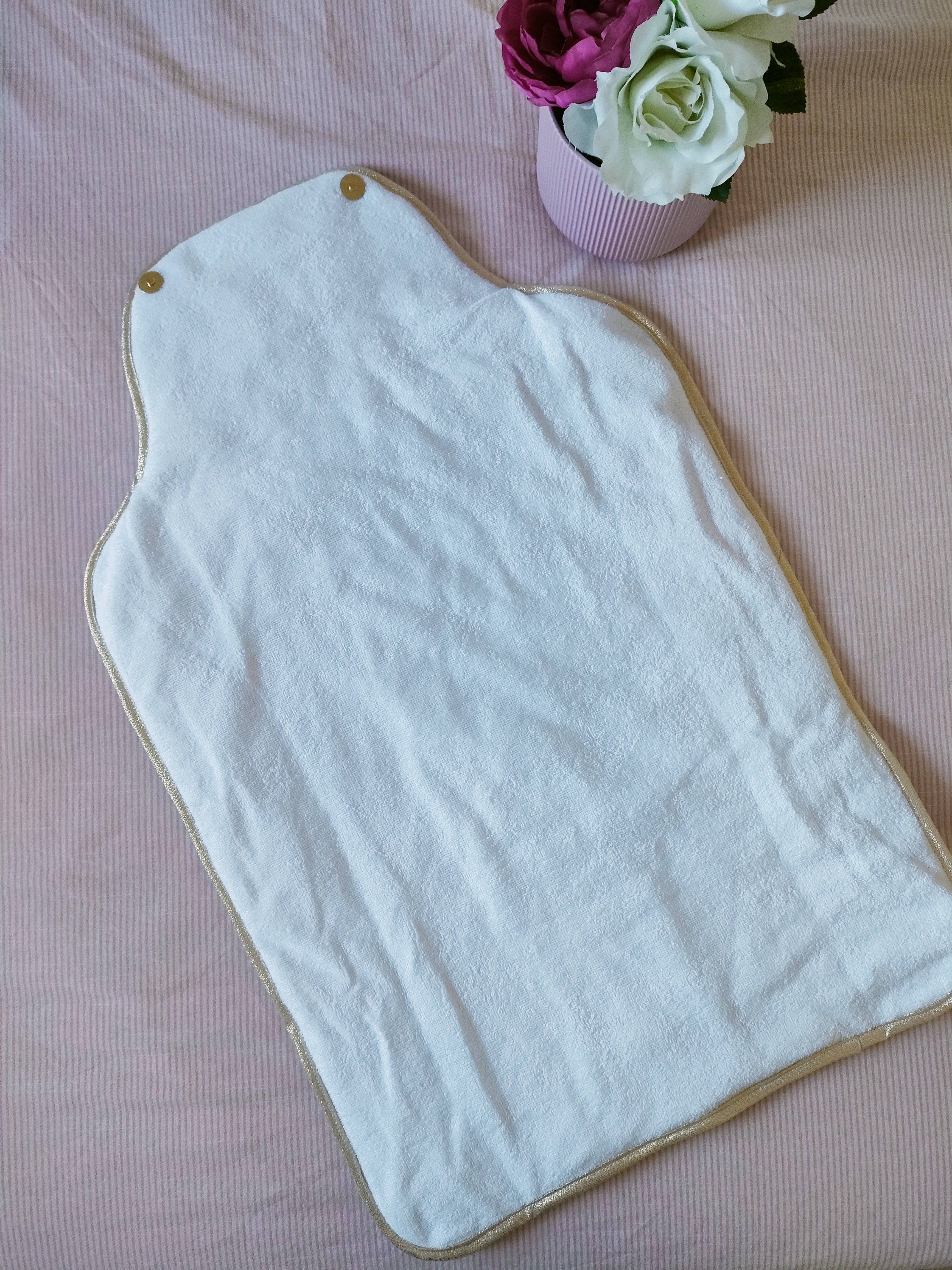 Matelas à langer nomade Noisette pailleté