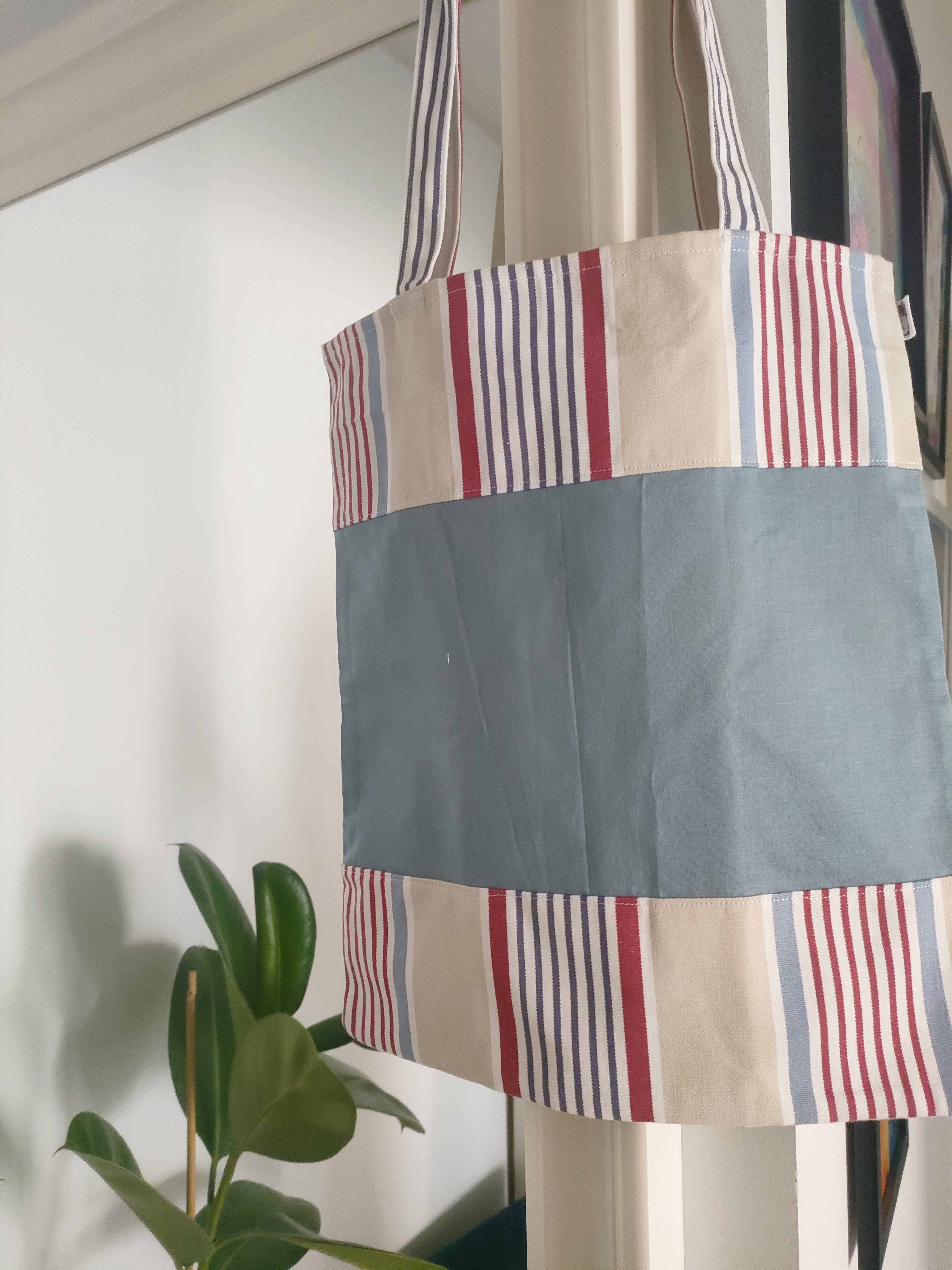 Tote-bag personnalisable bleu