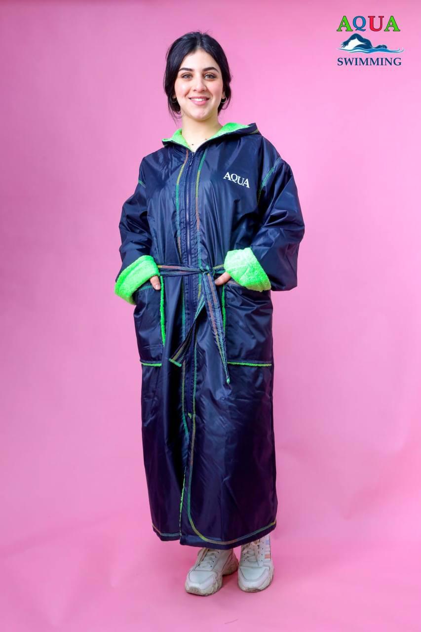 Aqua Swimming Long Waterproof Robe