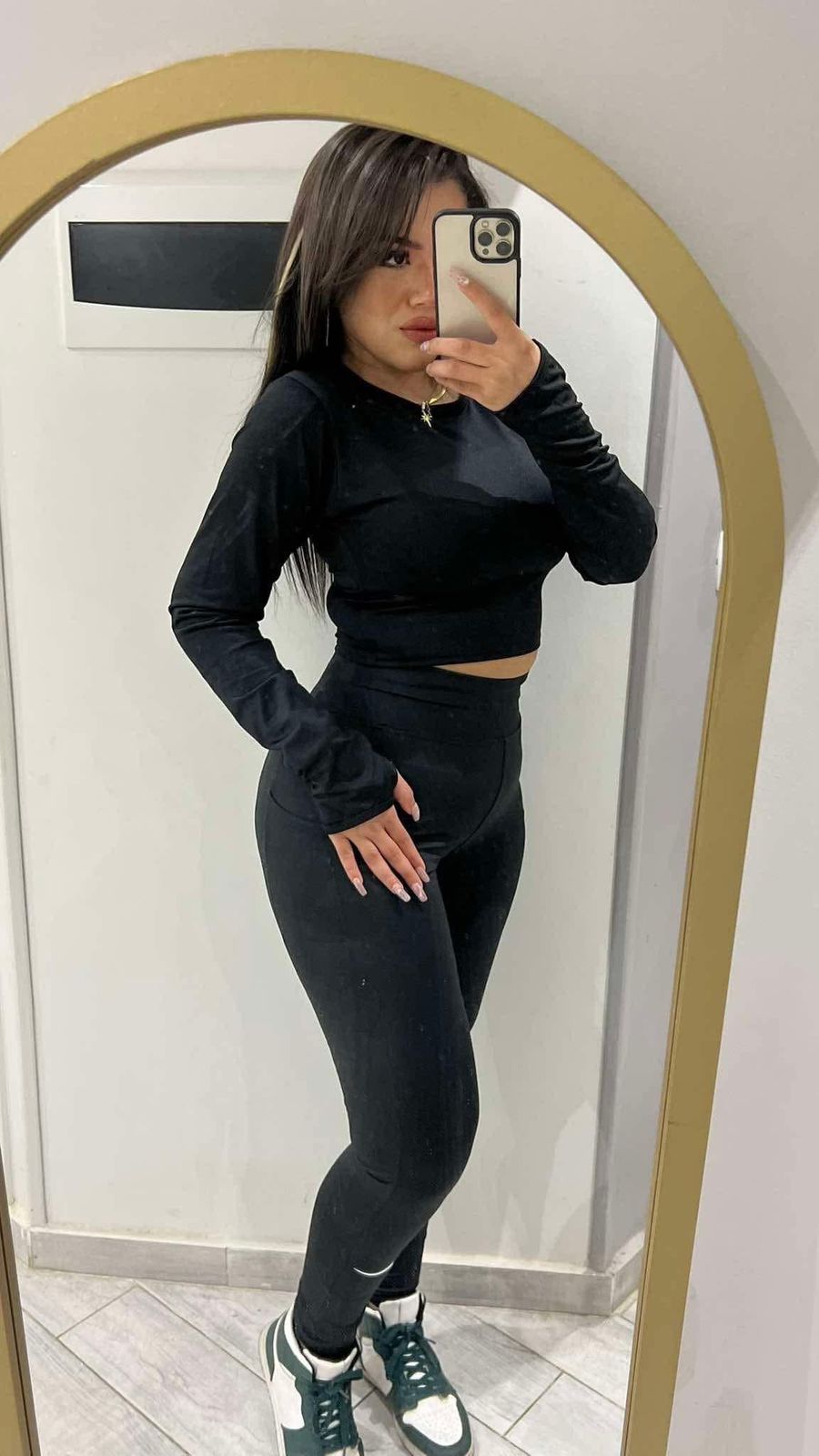 Black Two-Piece Sportswear Set