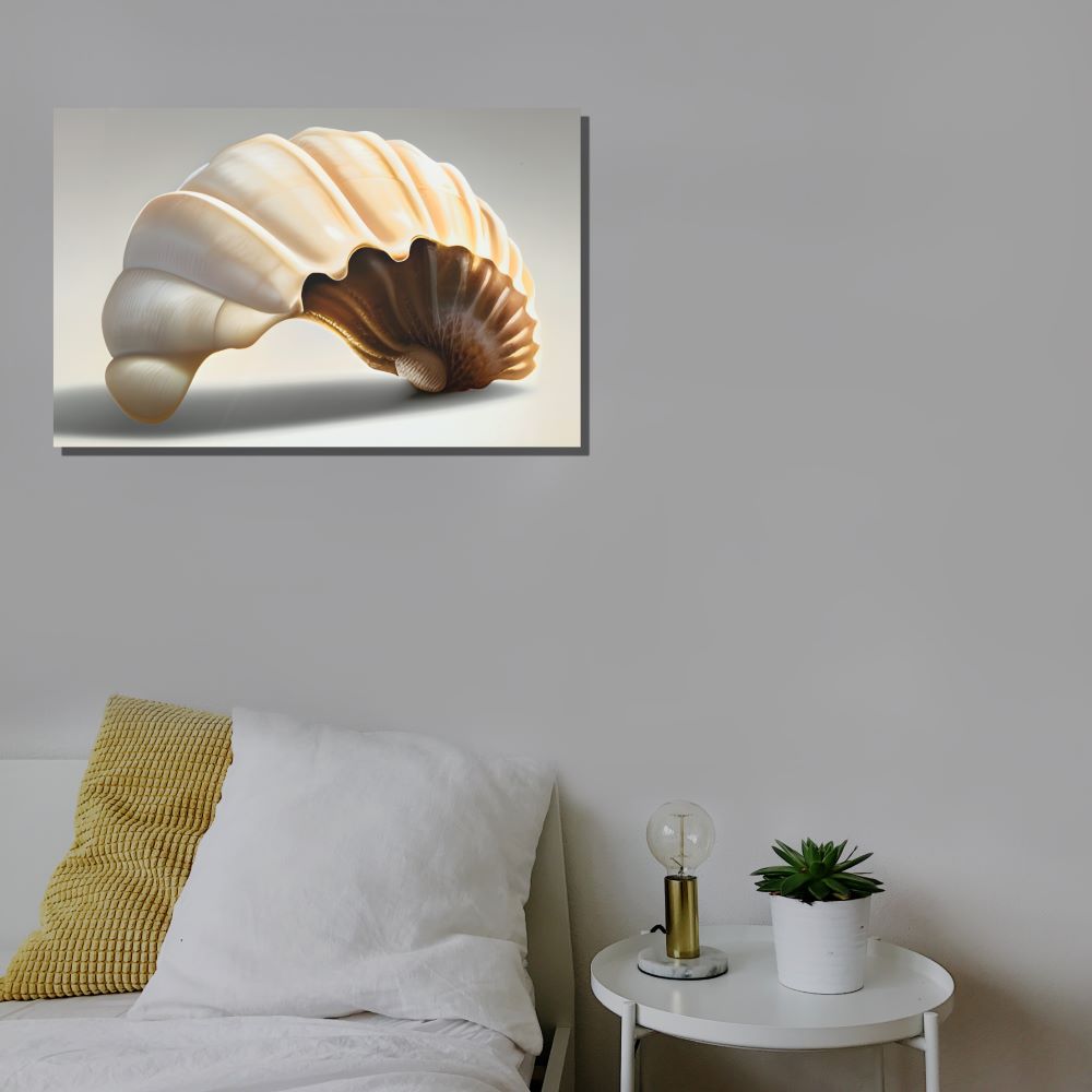 Relaxing Coastal Seashell Art Decor