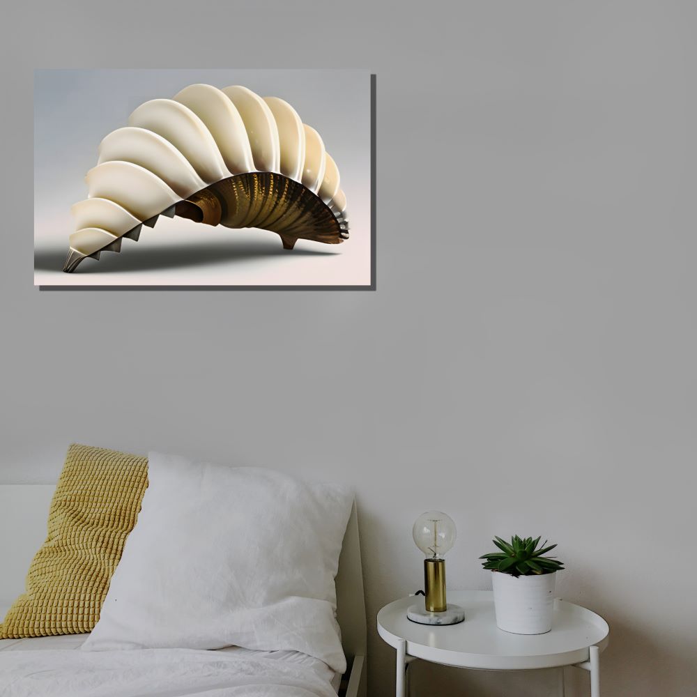 Modern Seashell Wall Art Coastal Decor