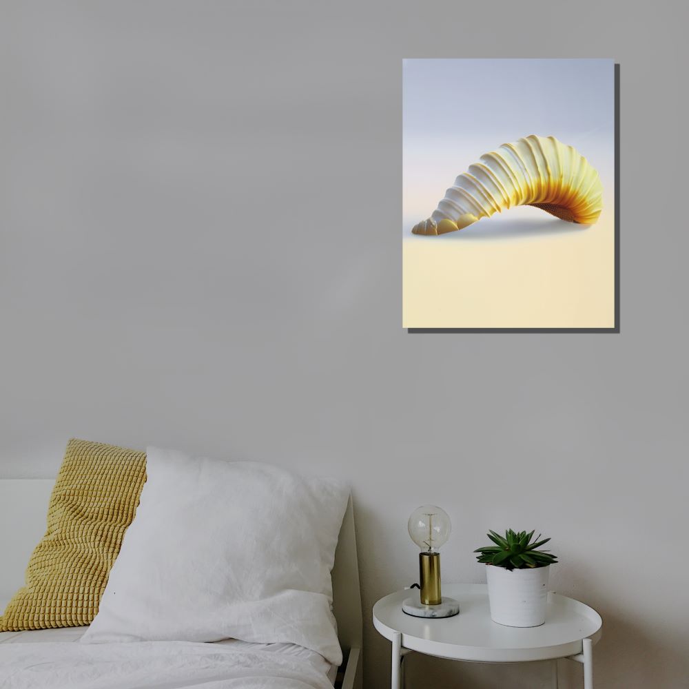 Seashell Spiral Coastal Wall Art Decor