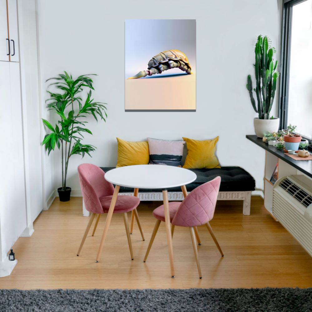 Contemporary Abstract Shell Art Print