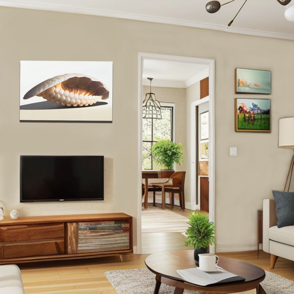 Spiral Seashell Wall Art Home Decor