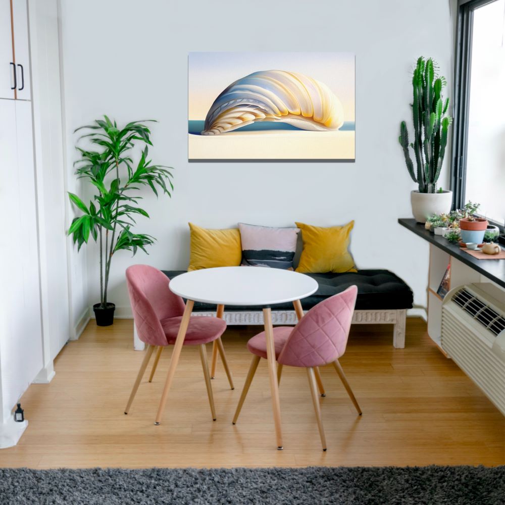 Minimalist Seashell Ocean Decor
