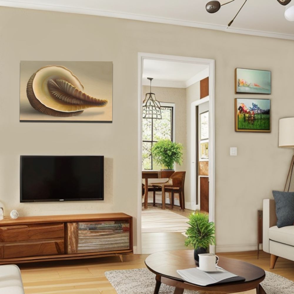 Unique Nature Inspired Wall Art Seashell Print