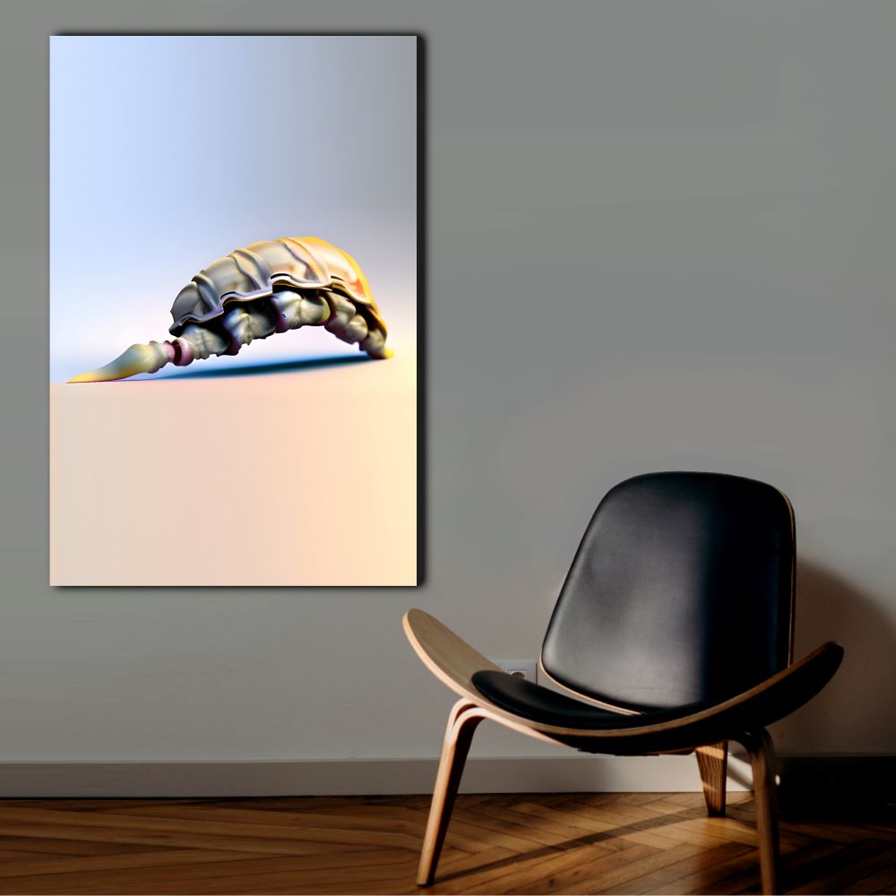 Contemporary Abstract Shell Art Print