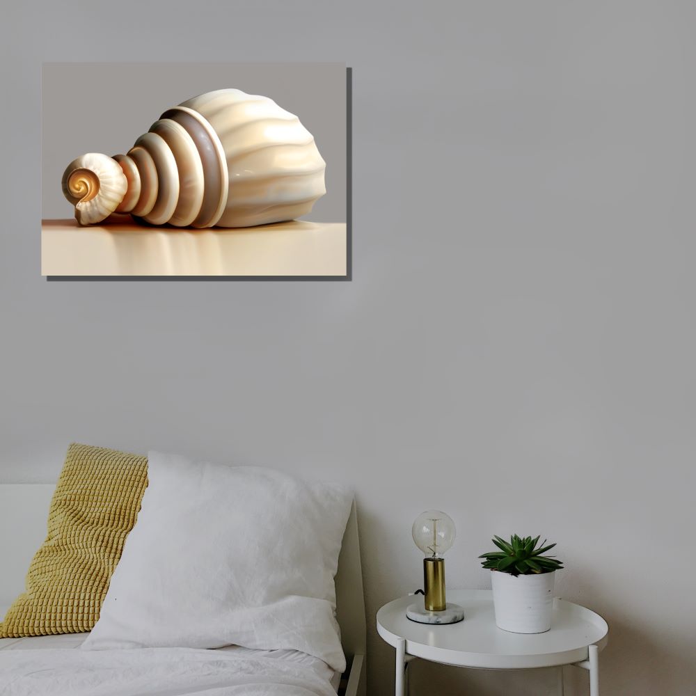 Seamless Seashell Beach House Wall Decor