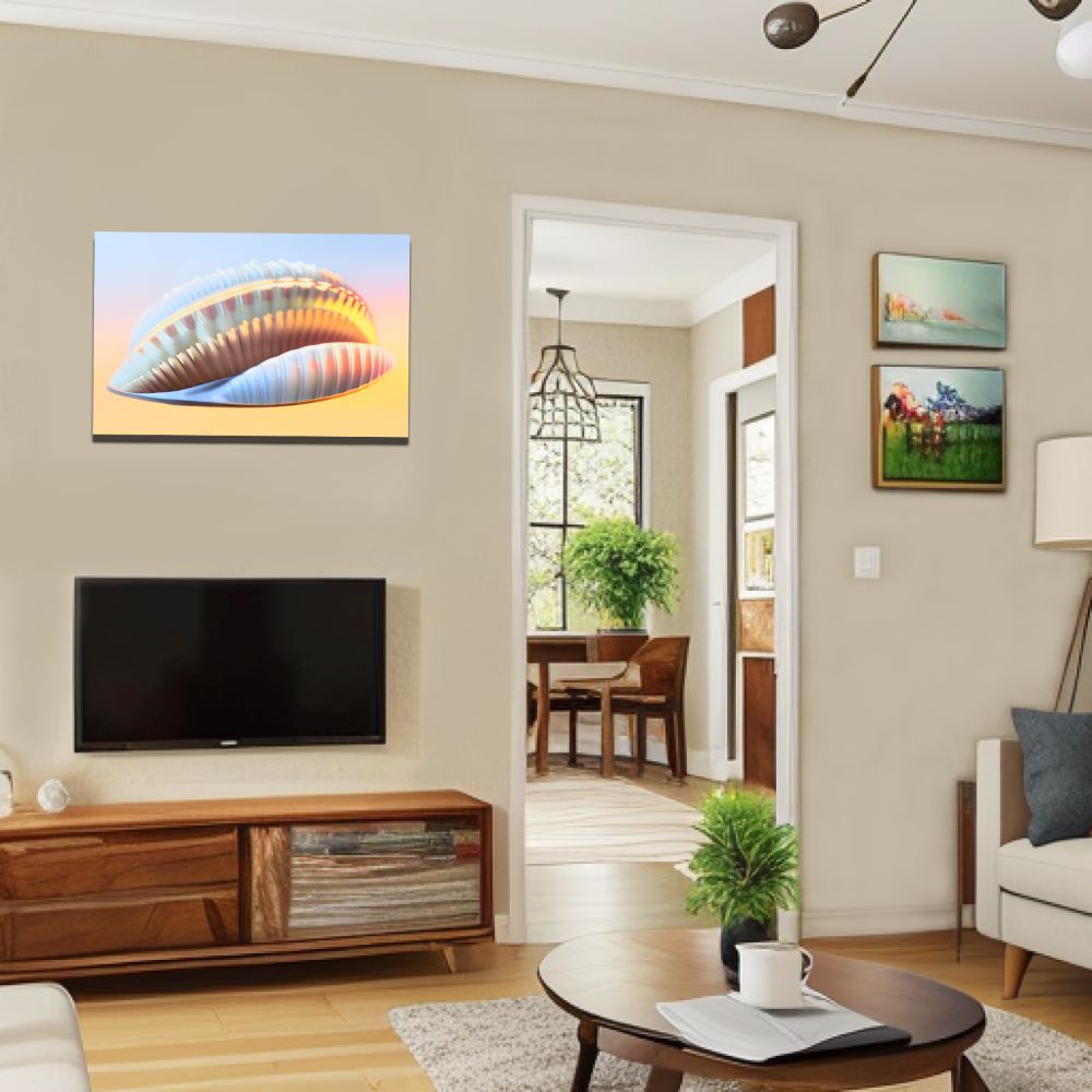 Unique Seashell Photography for Office Decor