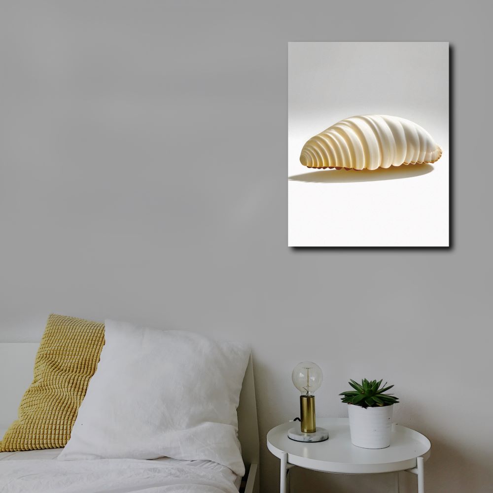 Minimalist Gilded Seashell Wall Art