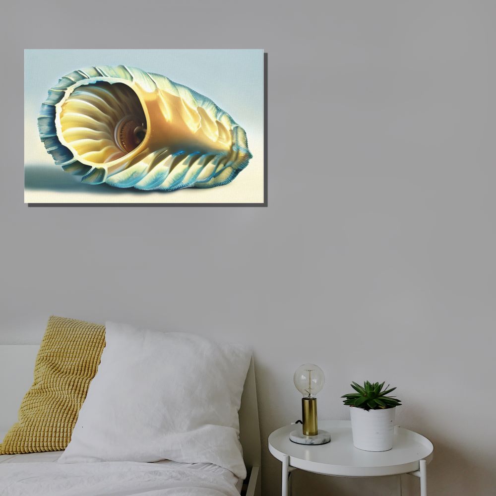 Abstract Scallop Shell Wall Decor