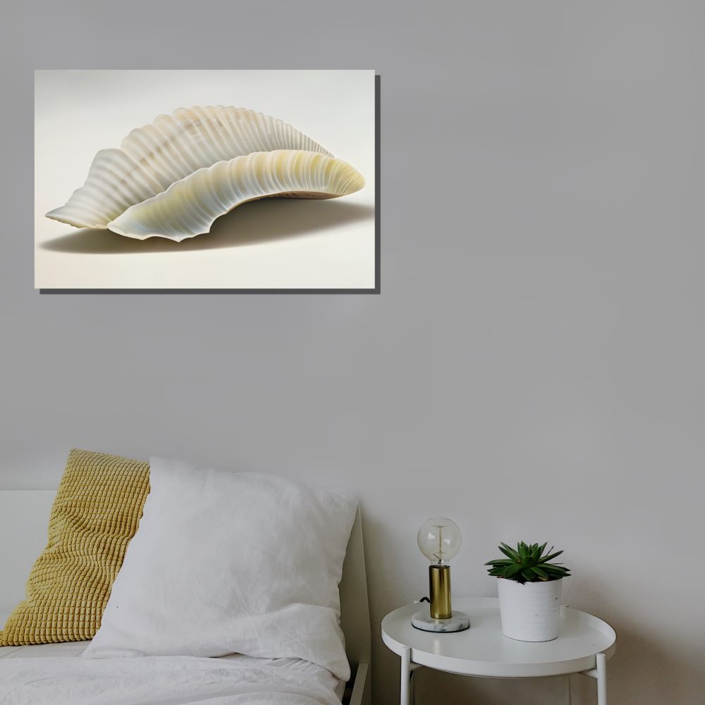 White Seashell Wall Art Ocean Decor
