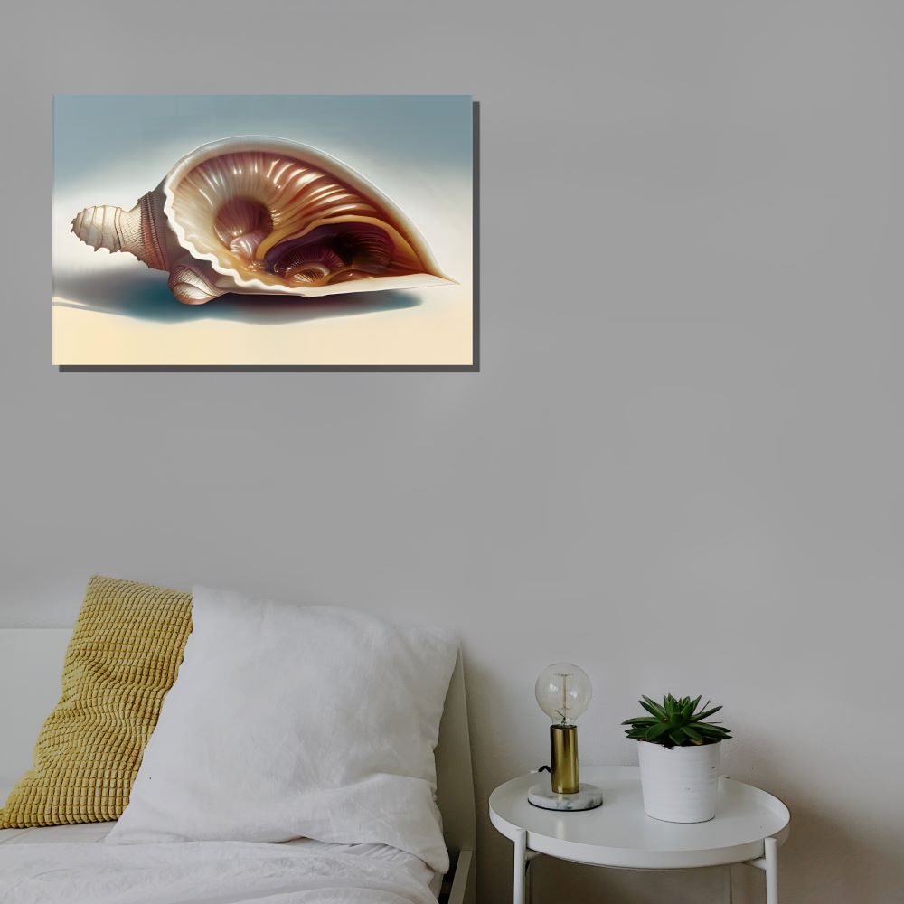 Majestic Conch Shell Wall Art
