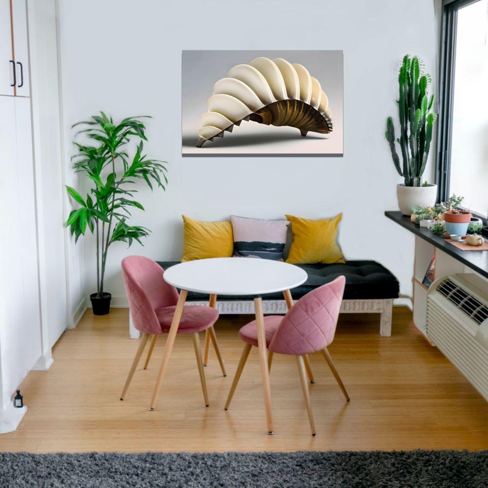 Modern Seashell Wall Art Coastal Decor