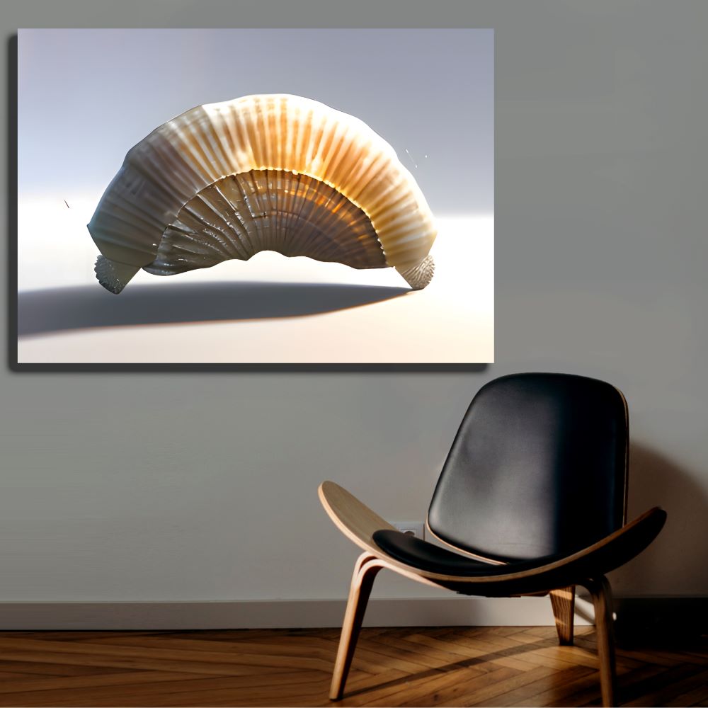 Glowing Seashell Wall Art Coastal Decor