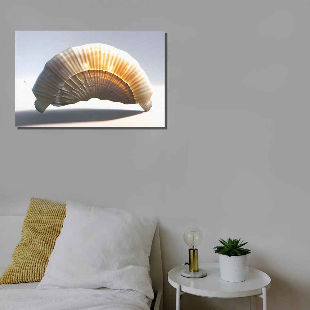 Glowing Seashell Wall Art Coastal Decor