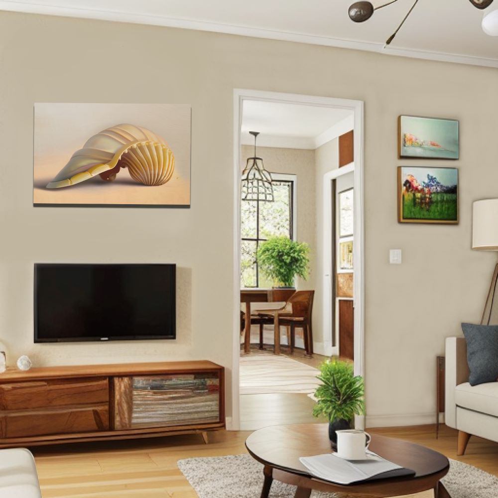 Seashell Wall Art Nature Inspired Decor