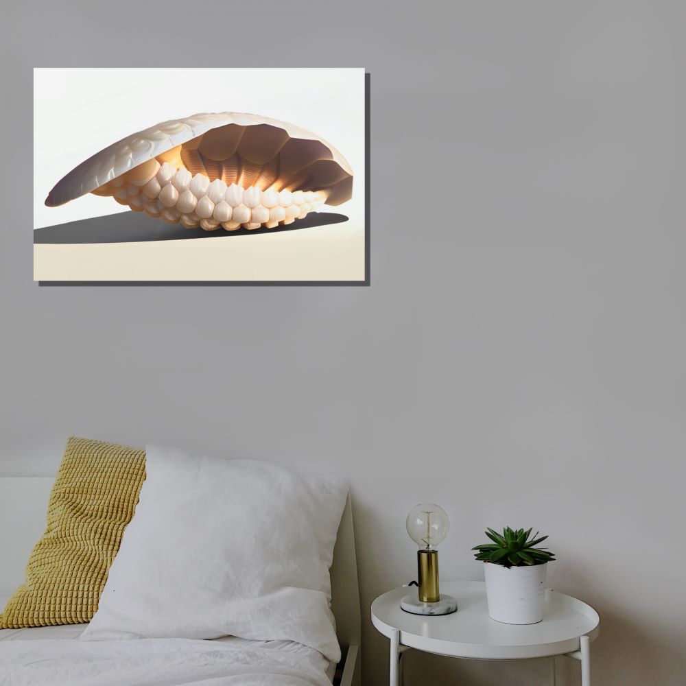Spiral Seashell Wall Art Home Decor