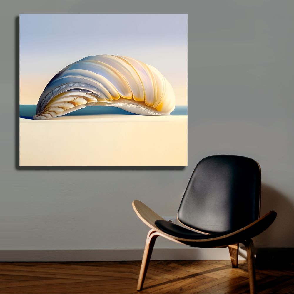 Minimalist Seashell Ocean Decor