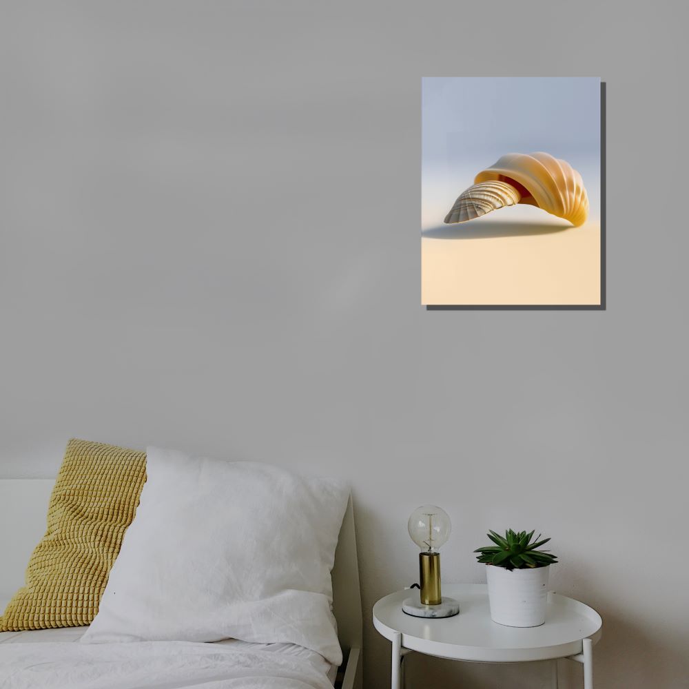 Minimalist Seashell Wall Decor Nature Art