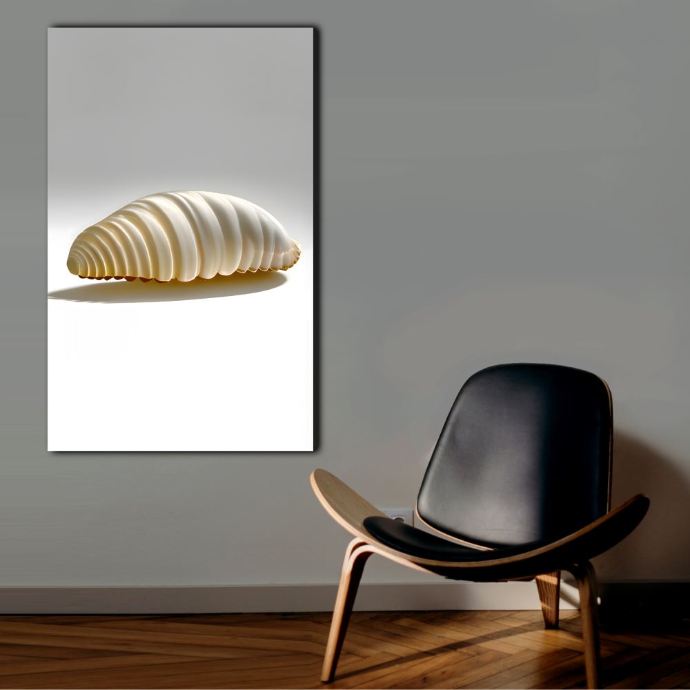 Minimalist Gilded Seashell Wall Art