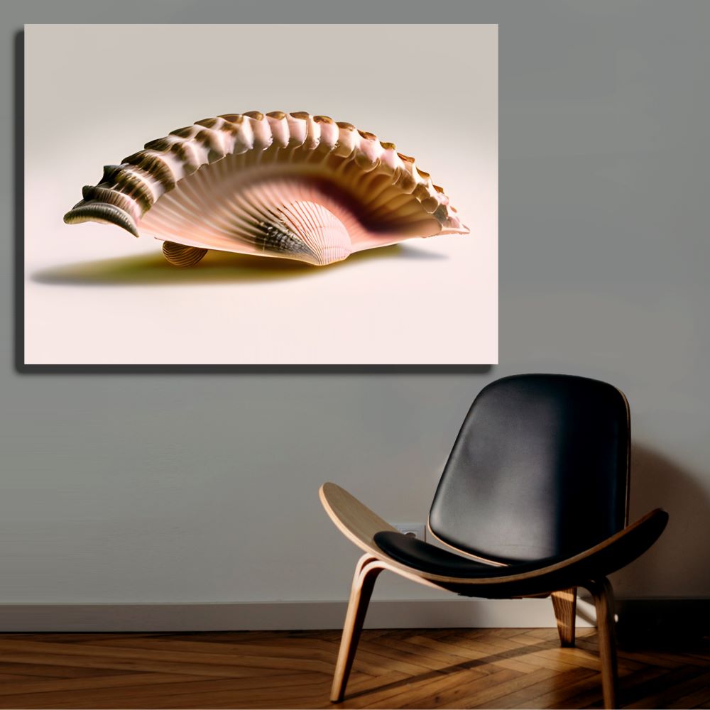 Abstract Seashell Wall Decor for Modern Homes