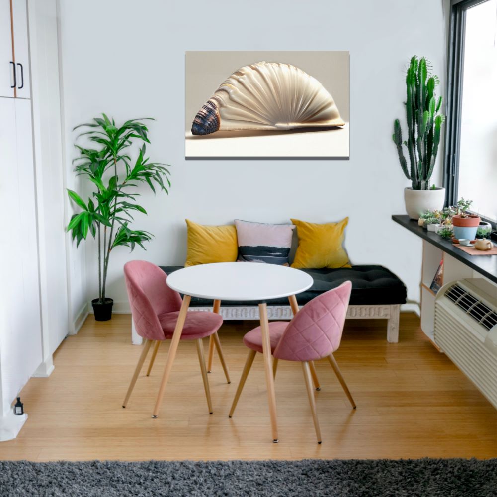 Elegant Nautilus Spiral Wall Art