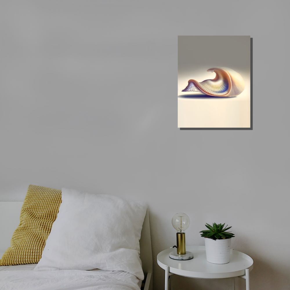 Ethereal Seashell Abstract Art Print