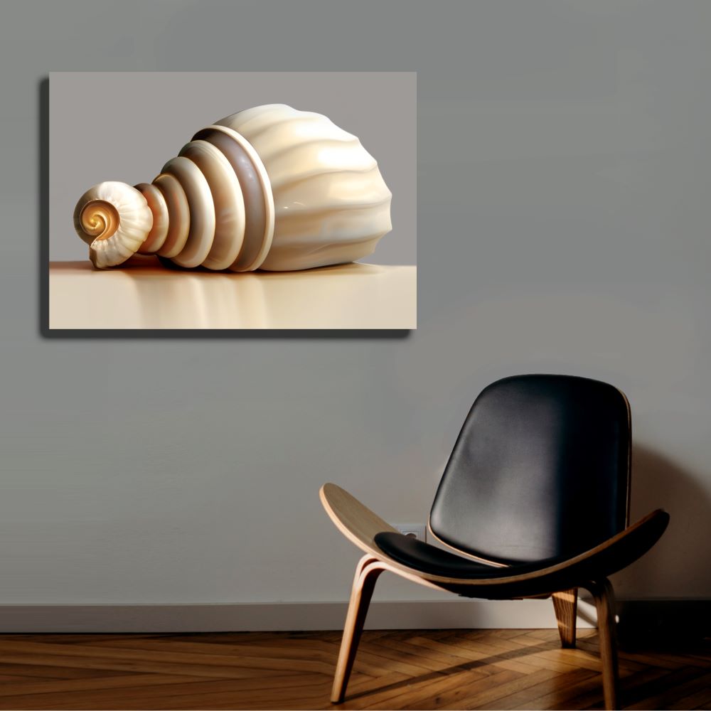 Seamless Seashell Beach House Wall Decor
