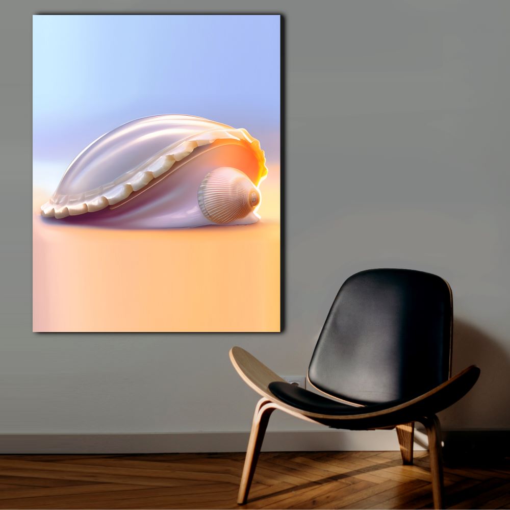 Nautical Shell Wall Hanging Print