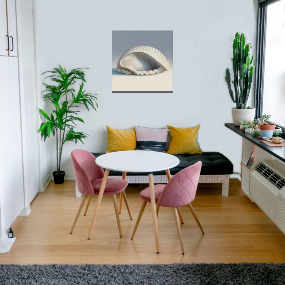 Serene Ocean Shell Art Print