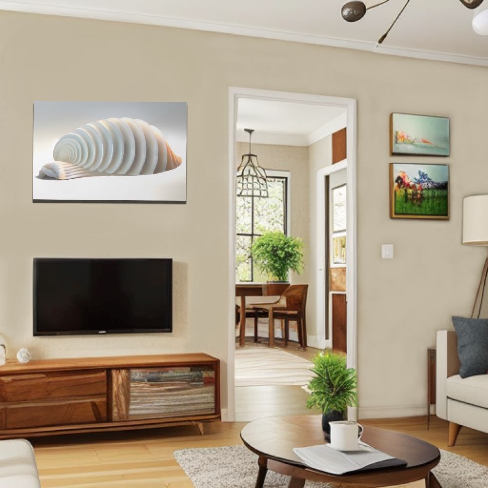 Oceanic Spiral Seashell Home Decor