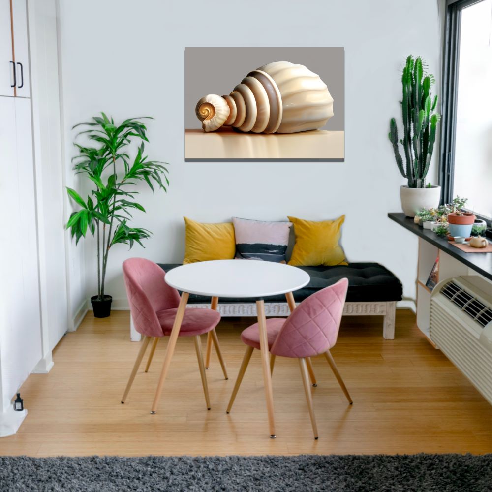 Seamless Seashell Beach House Wall Decor