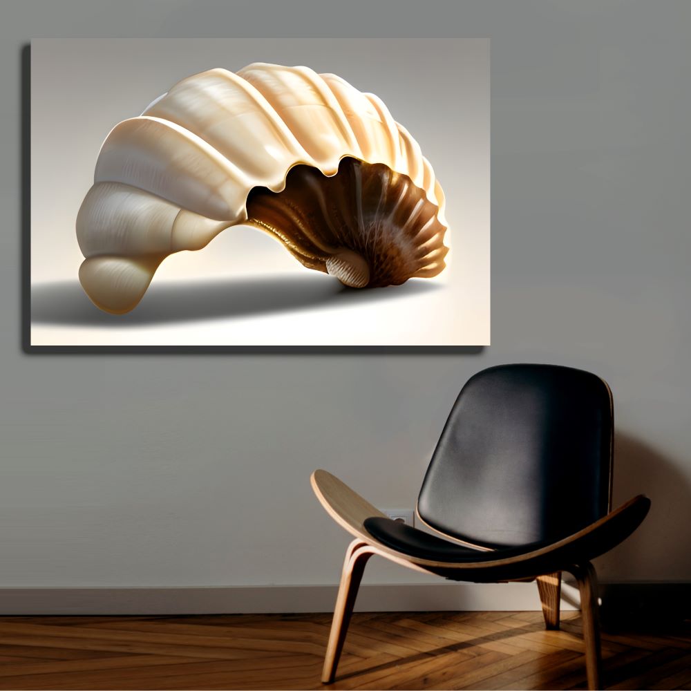 Relaxing Coastal Seashell Art Decor