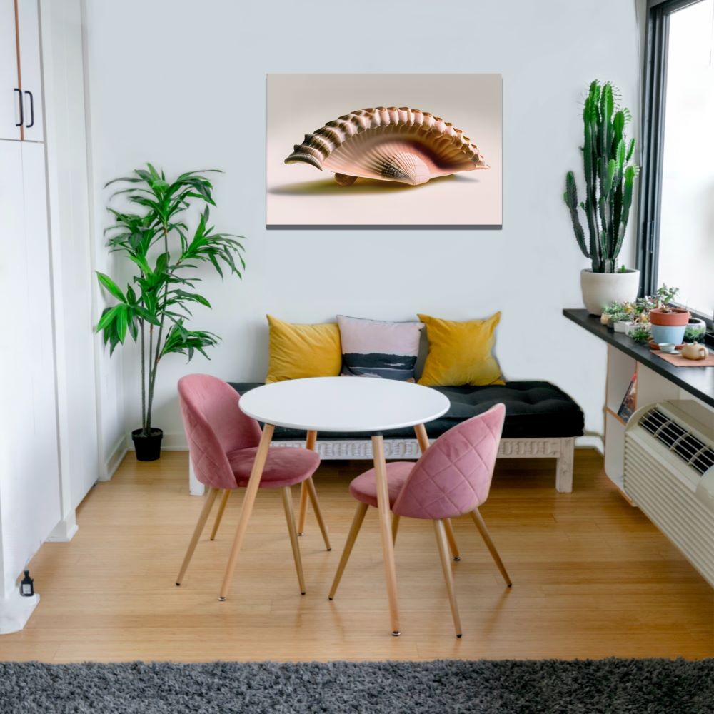 Abstract Seashell Wall Decor for Modern Homes