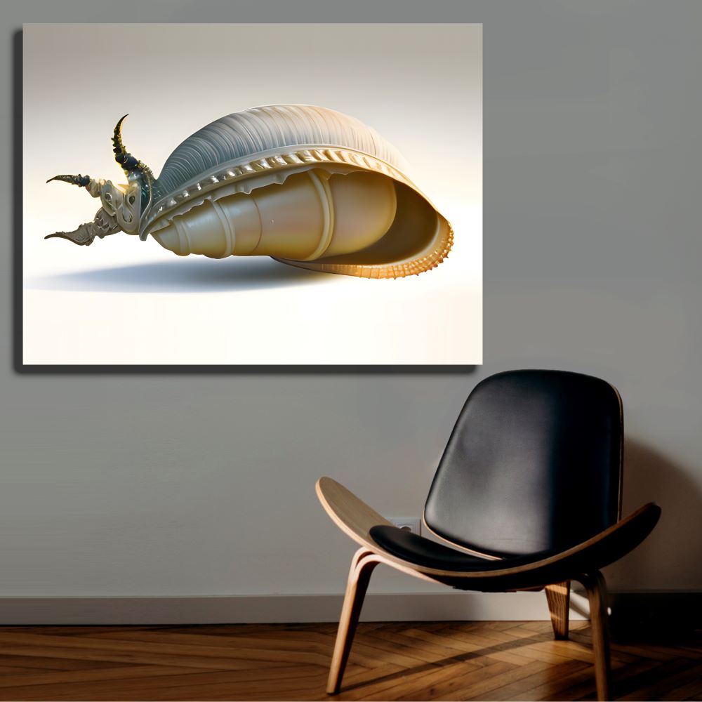 Giant Seashell Wall Art Oceanic Home Decor