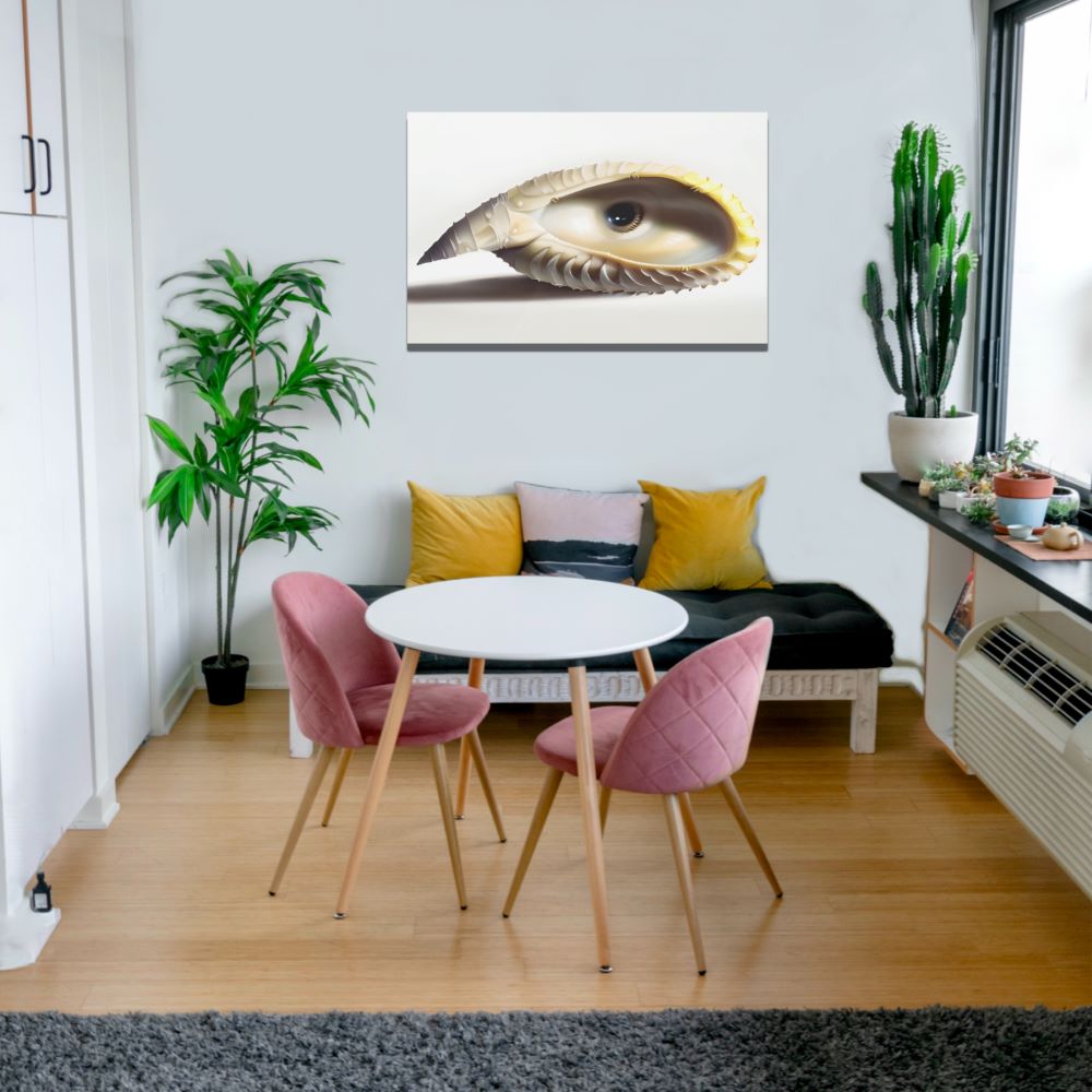 Surreal Seashell Eye Wall Art