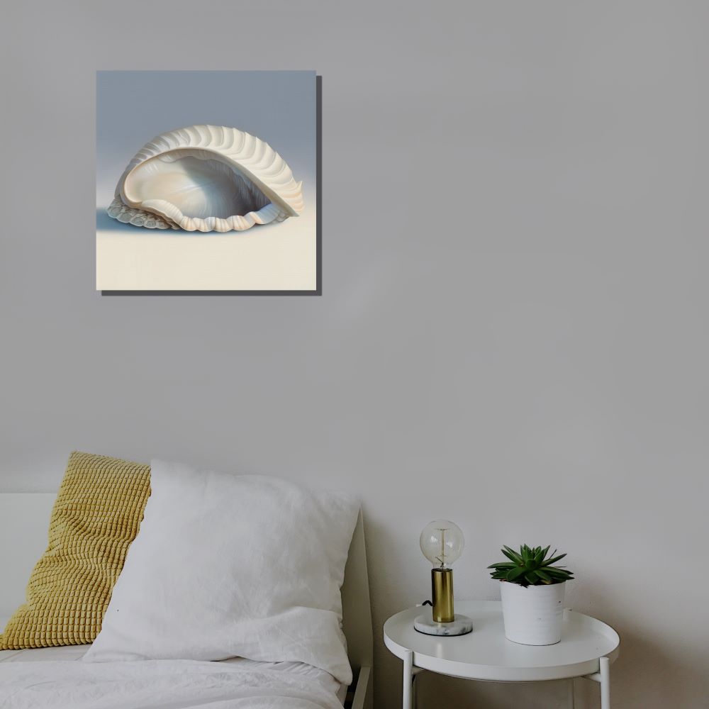 Serene Ocean Shell Art Print