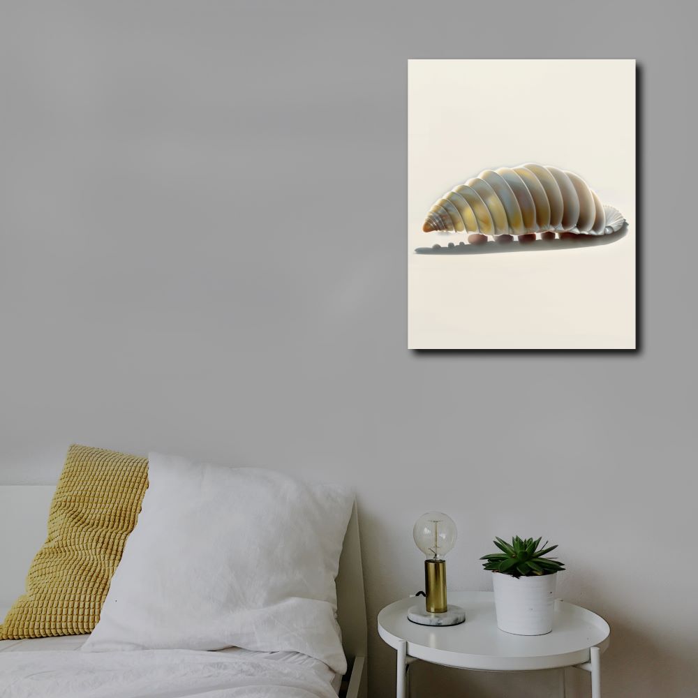 Rollie Pollie Armadillo Seashell Wall Art