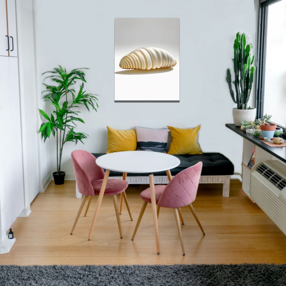 Minimalist Gilded Seashell Wall Art