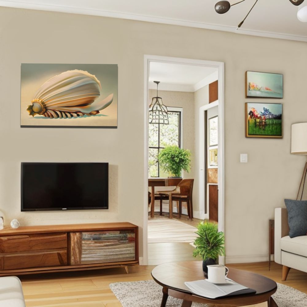 Seashell Wall Art For Home Decor