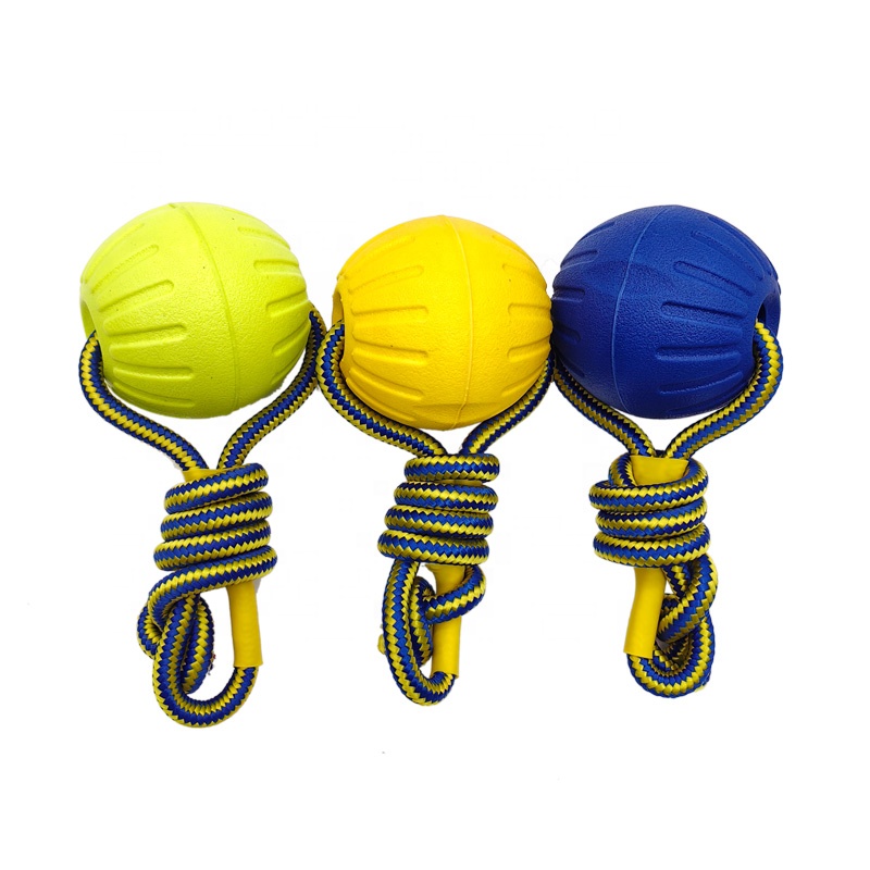 Durable Elastic EVA Floating Balls Soft Rubber Dog