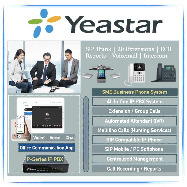 SME IP PBX Phone System (Yeastar IP PBX)