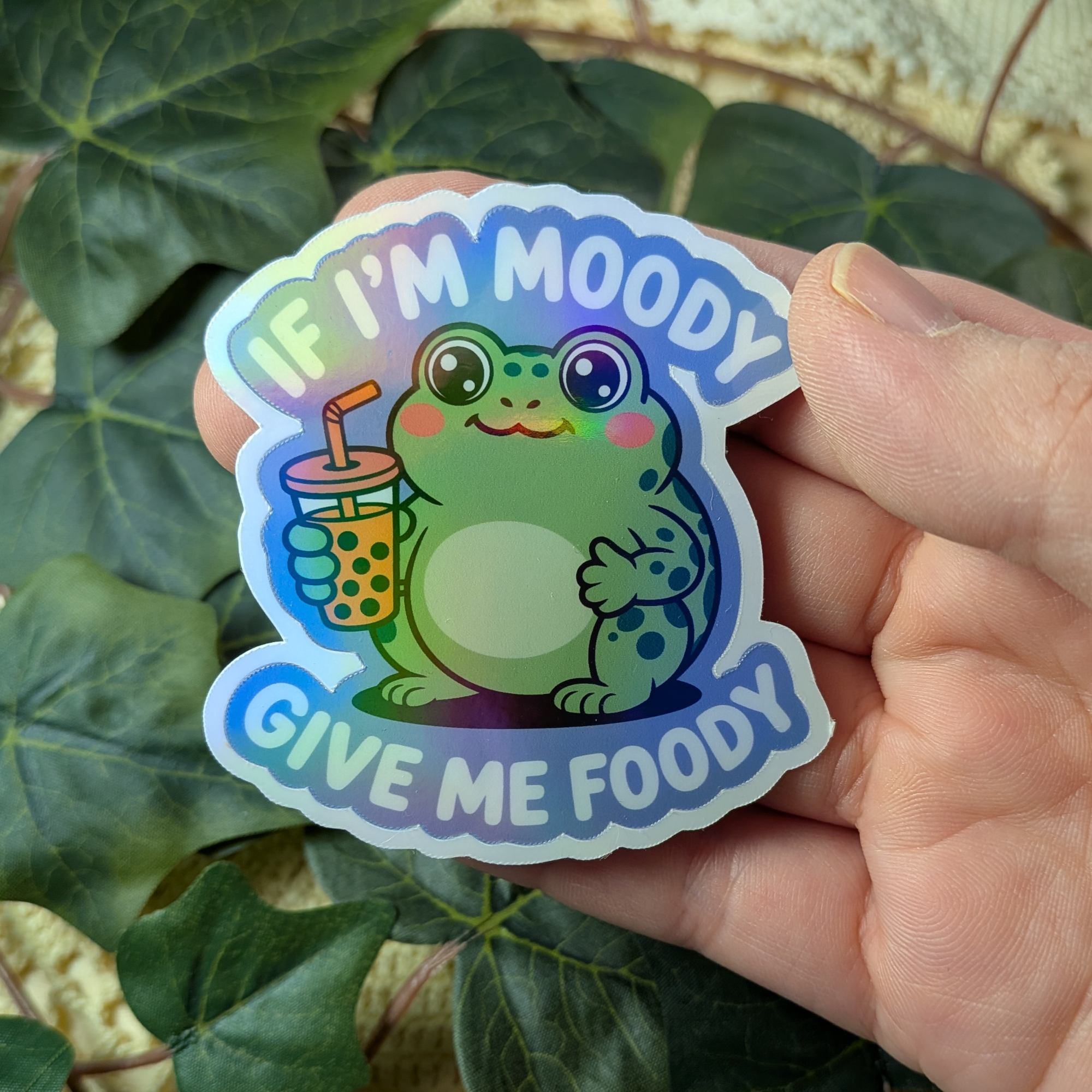 If I'm moody give me foody - vinyylitarra