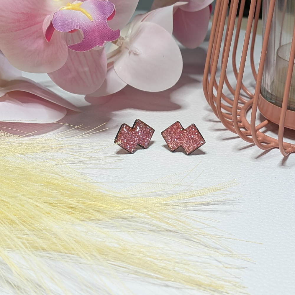 Korvakorut: Glitterpinkki