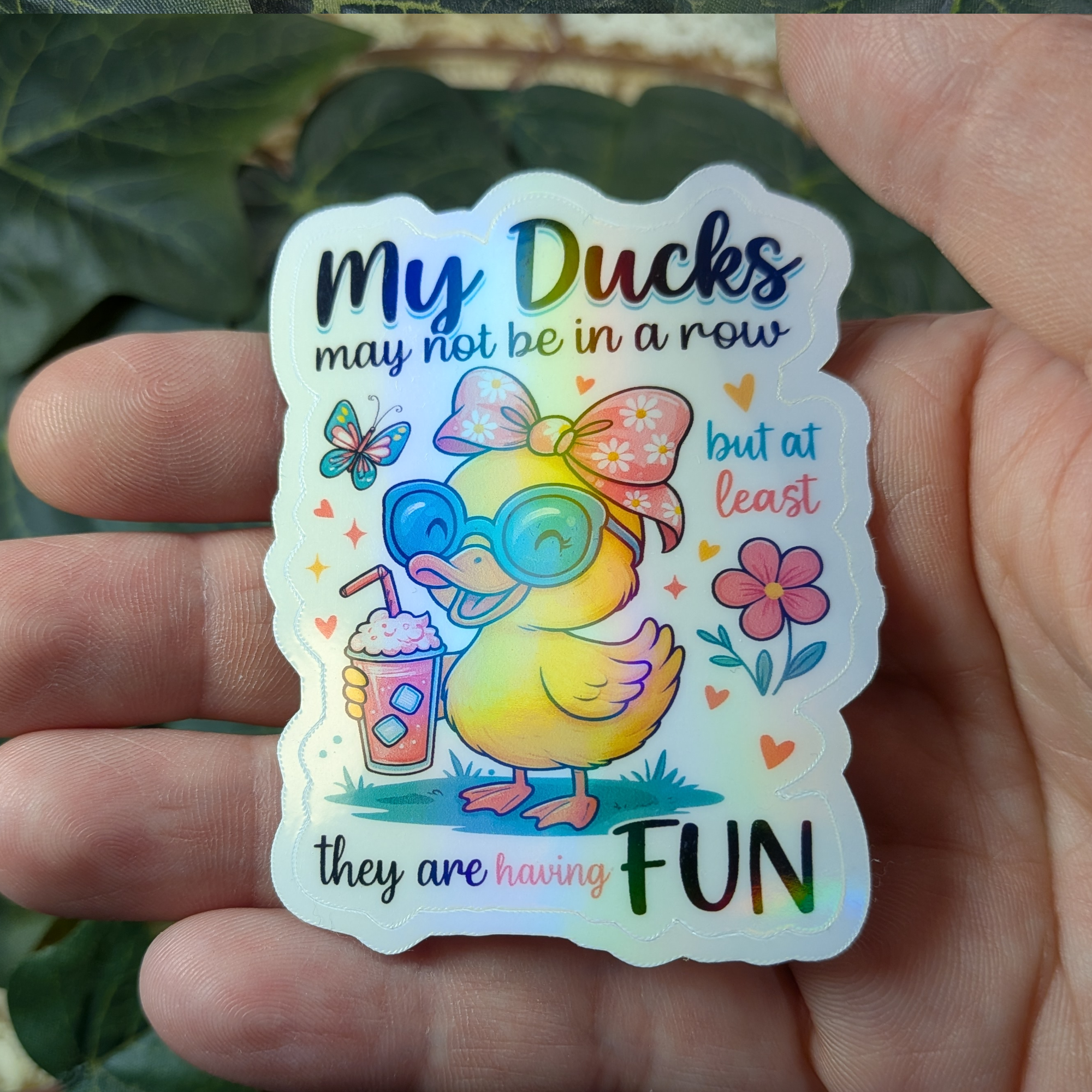 My Ducks may not be in a row but at least they are having FUN - vinyylitarra