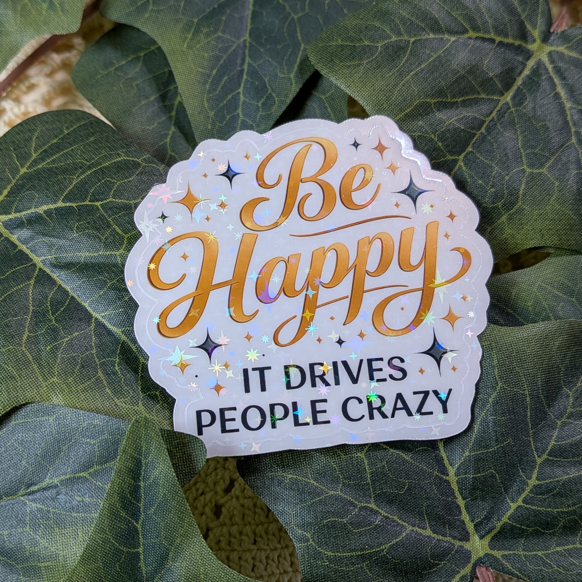 Be Happy it drives people crazy - vinyylitarra
