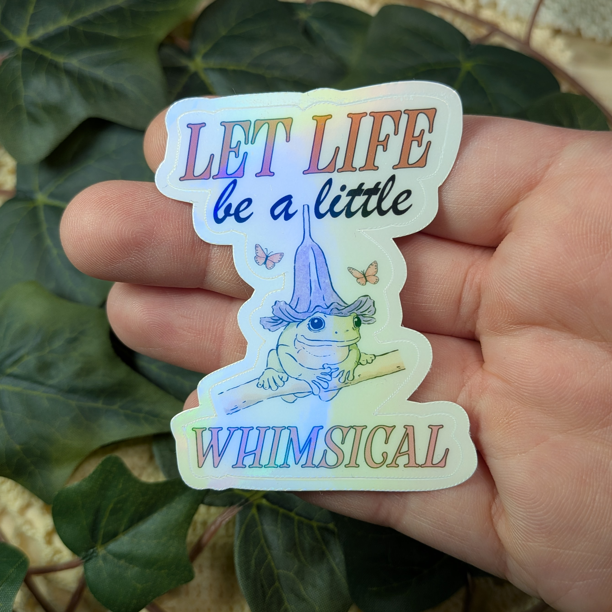 Let life be a little whimsical - vinyylitarra