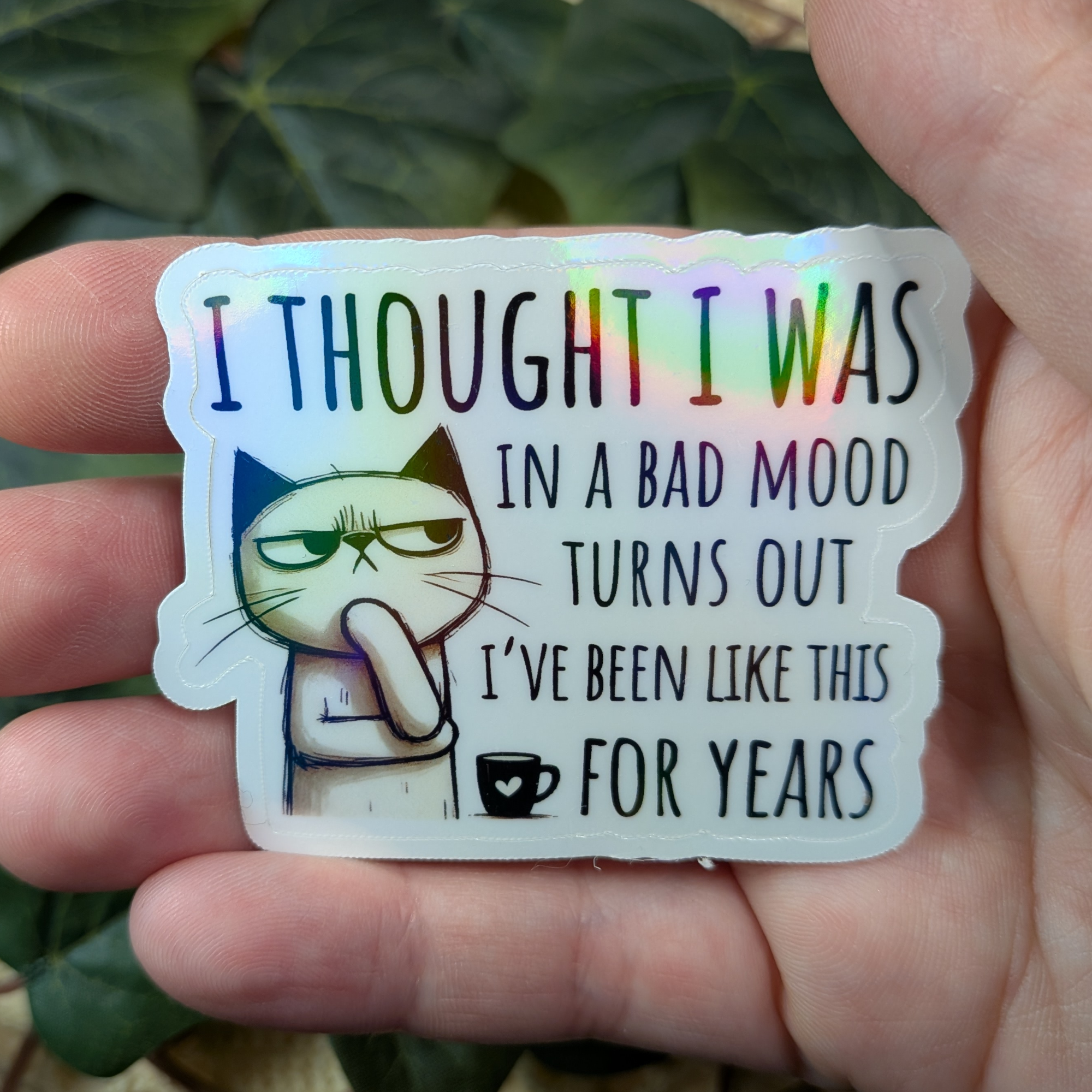 I thought I was in a bad mood turns out I've been like this for years - vinyylitarra